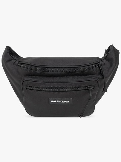 Explorer Logo Patch Nylon Belt Bag Black - BALENCIAGA - BALAAN 2