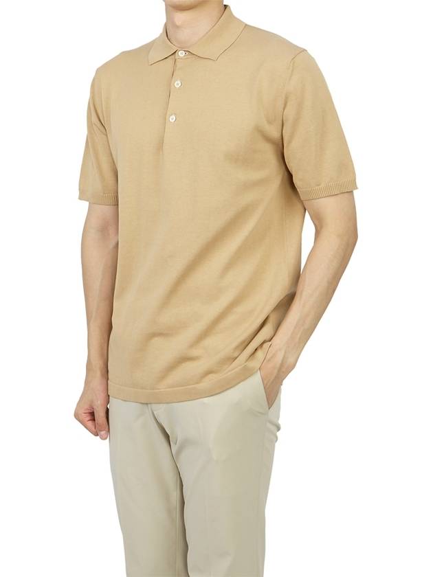 PK shirt camel POLO SHORT CAMEL - ANDERSEN-ANDERSEN - BALAAN 6