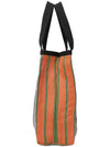 Women's Darwen Logo Striped Tote Bag Orange - ISABEL MARANT - BALAAN 4