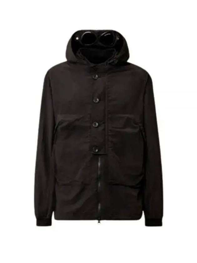 Flatt Nylon Goggle Over Long Sleeve Shirt Black - CP COMPANY - BALAAN 2