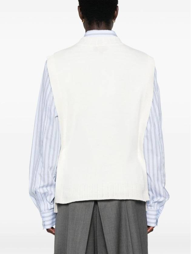 Margot Knitted Vest Ecru - A.P.C. - BALAAN 5