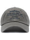 BAUHAUS WASHED BALL CAP MOSS - POLYGRAM - BALAAN 4