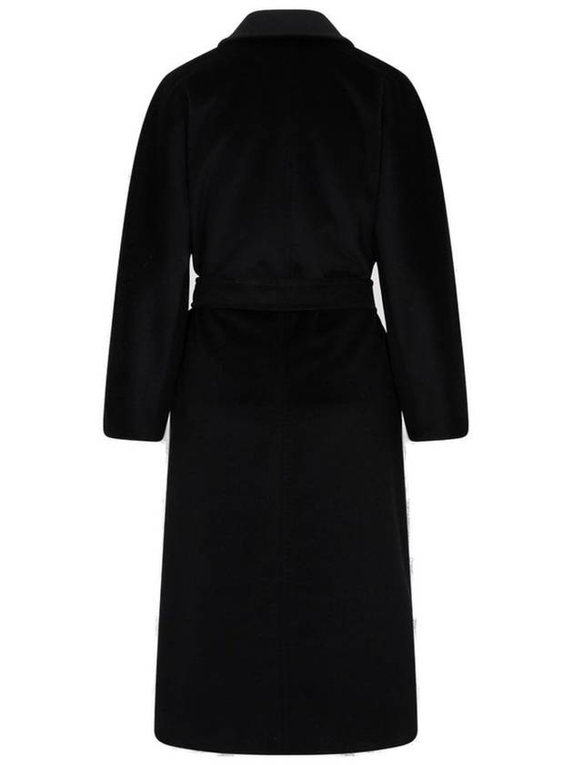 Madame Wool Cashmere Double Coat Black - MAX MARA - BALAAN 3