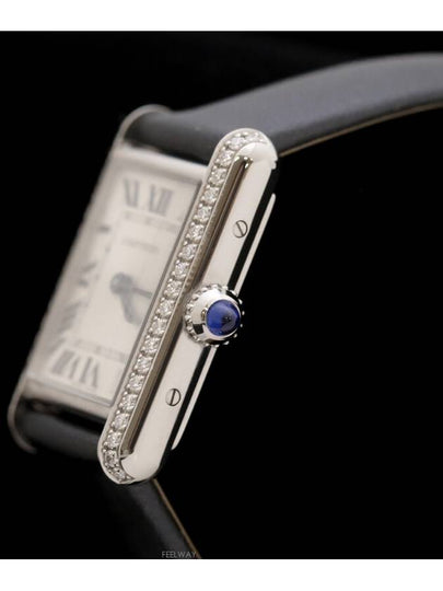 Daejeon Used Luxury Goods W4TA0016 Tank Must Watch Diamond Bezel Small 22mm - CARTIER - BALAAN 2