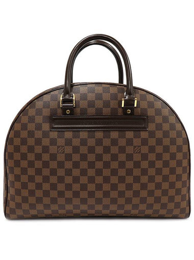 N41454 Damier Eben Canvas Norita 24 HEURES Tote Bag Travel - LOUIS VUITTON - BALAAN 1