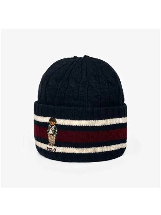 PC1146 433 bare cable knit beanie - POLO RALPH LAUREN - BALAAN 3