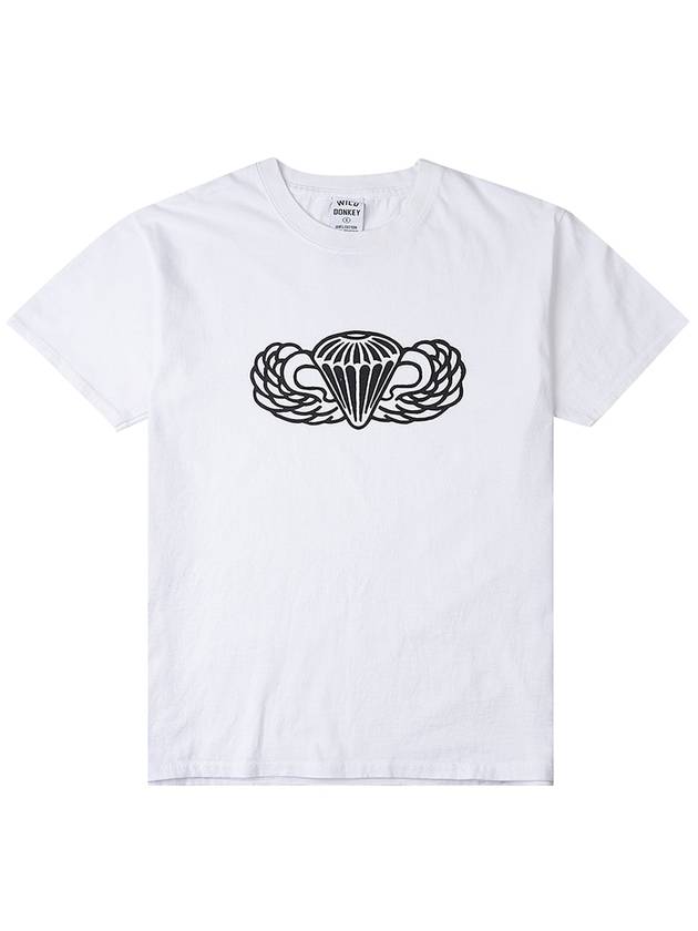 Wild Donkey Parachute Short Sleeve TShirt T PARACHUTE WHITE - WILD DONKEY - BALAAN 9