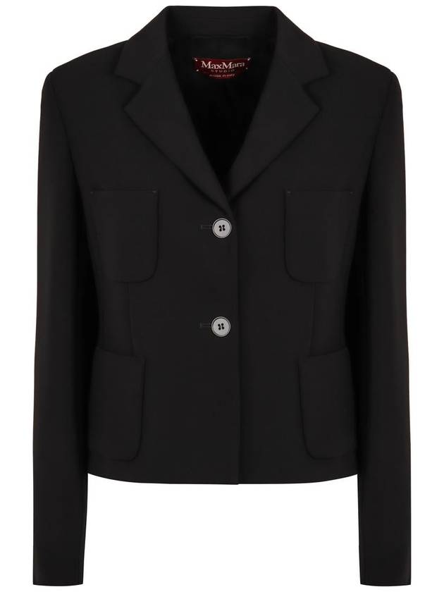 Max Mara Studio Alpino Single-Breasted Two-Button Jacket - MAX MARA - BALAAN 1