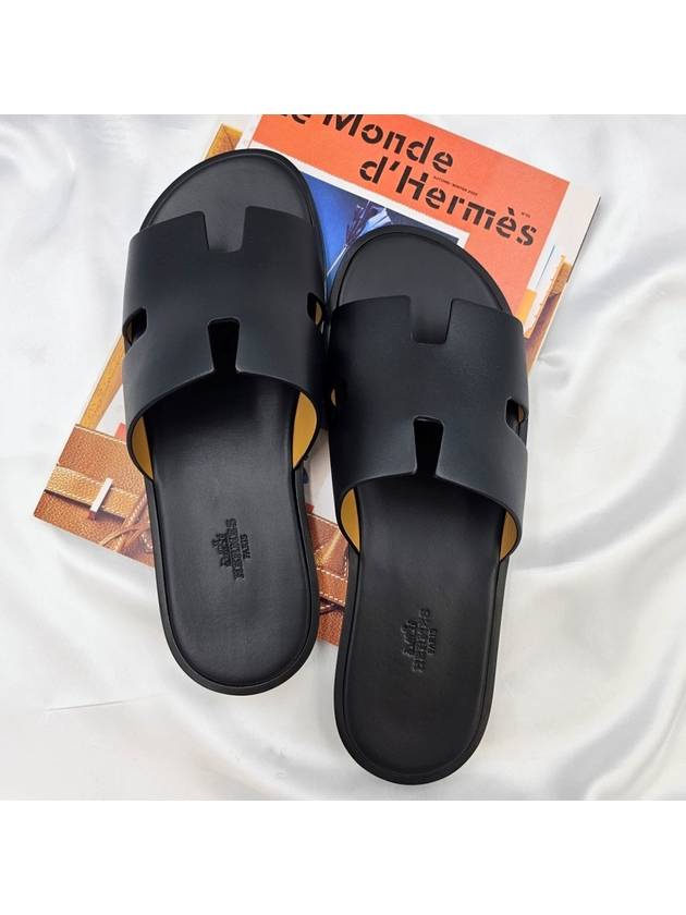 Izmir Sandal Calfskin & Noir - HERMES - BALAAN 5