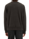 Mikis Embroidery Logo Sweatshirt Faded Black - ISABEL MARANT - BALAAN 4