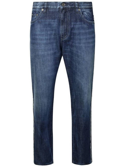 Denim Straight Pants GYJDAD G8KG1S9001 Blue - DOLCE&GABBANA - BALAAN 2