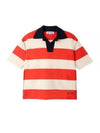 Magliaunita Stripe Polo Shirt Cream Orange - SUNNEI - BALAAN 2