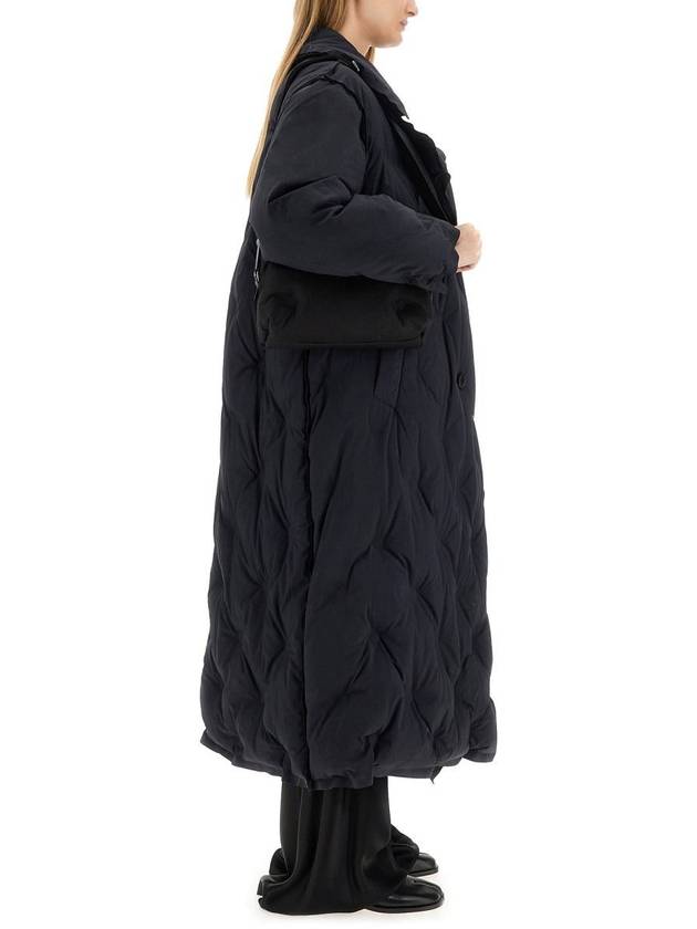 Recycled Nylon Padded Coat Black - MAISON MARGIELA - BALAAN 3