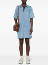 Venezia Short Dress Pale Blue - A.P.C. - BALAAN 4