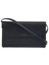 Trunk Saffiano Cross Bag Black - MARNI - BALAAN 1