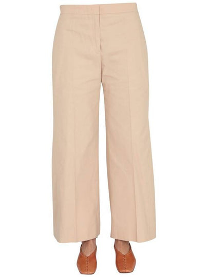 Women's Corote Wide Leg Slacks Beige - JIL SANDER - BALAAN 2