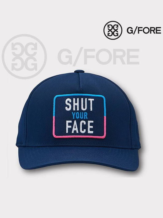 Shut Your Face Trucker Golf Hat Navy G4AF22H37 - G/FORE - BALAAN 1