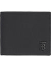 TB Monogram Granny Leather Halfwallet Black - BURBERRY - BALAAN 1