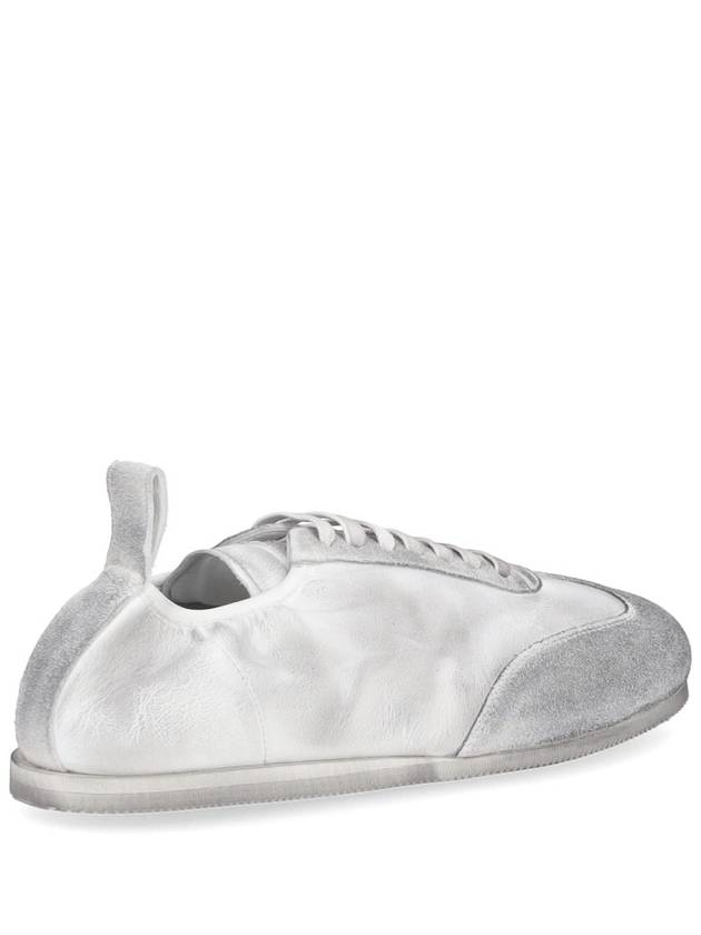 SAMI SOFT LOW-TOP BOXING SNEAKERS CALF & SUEDE SKI - ANN DEMEULEMEESTER - BALAAN 3