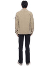 Wappen patch corduroy cotton jacket beige - STONE ISLAND - BALAAN 6