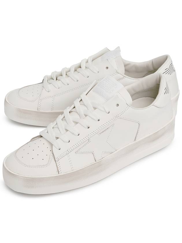 Stardan Leather Low Top Sneakers White - GOLDEN GOOSE - BALAAN 2