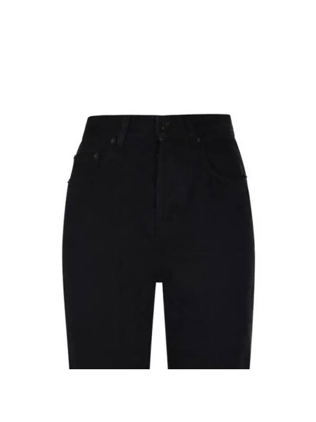 Denim Straight Pants 771399Y16PF1290 P24 PLAIN CARBON BLACK - SAINT LAURENT - BALAAN 5