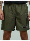 Shadow Script Long Beach Shorts Dusty Green - STUSSY - BALAAN 2