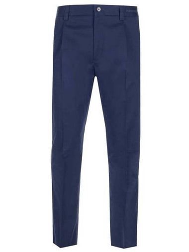 Straight Pants 8065678 Blue - BURBERRY - BALAAN 1