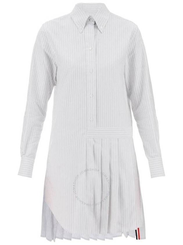 Thom Browne Oxford Stripe Oversized Shirtdress Brand Size 38 US Size 2 - THOM BROWNE - BALAAN 1