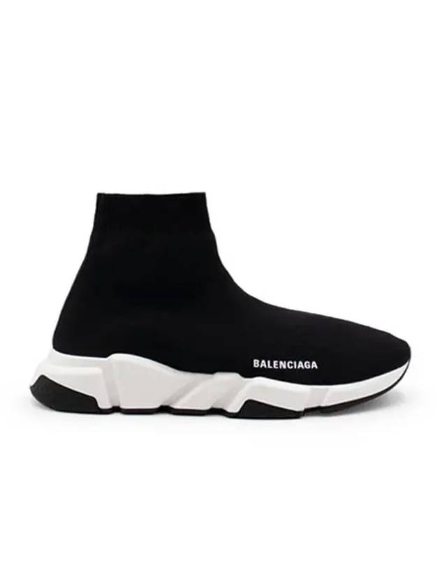 Speed Trainer  High Top Sneakers Black White - BALENCIAGA - BALAAN 2