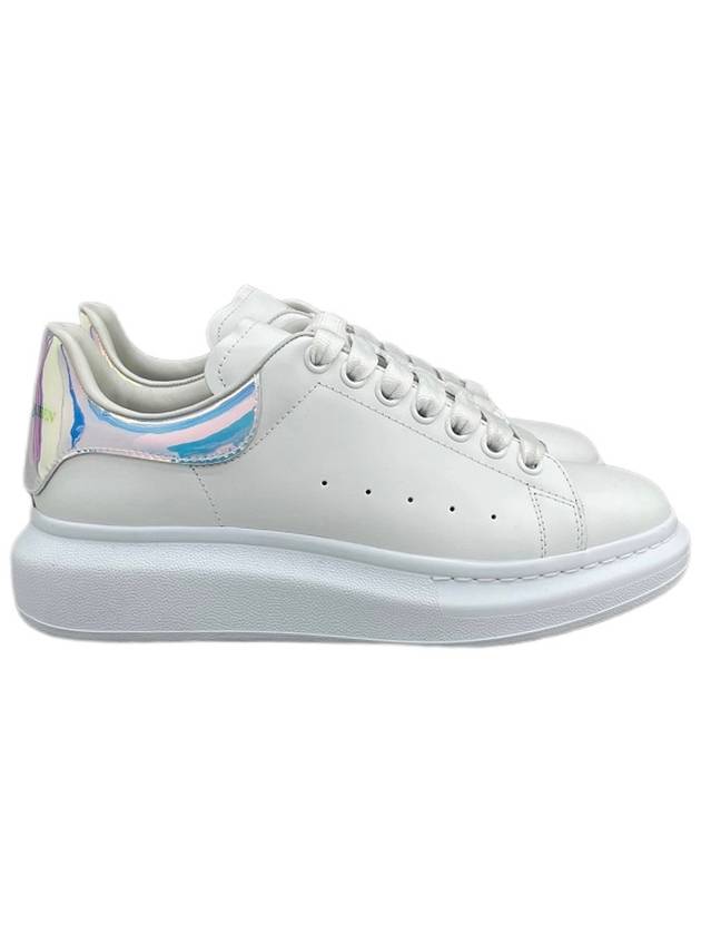 Oversized Low Top Sneakers White Iridescent - ALEXANDER MCQUEEN - BALAAN 3