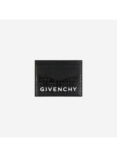 Logo 4G Card Wallet Black - GIVENCHY - BALAAN 2