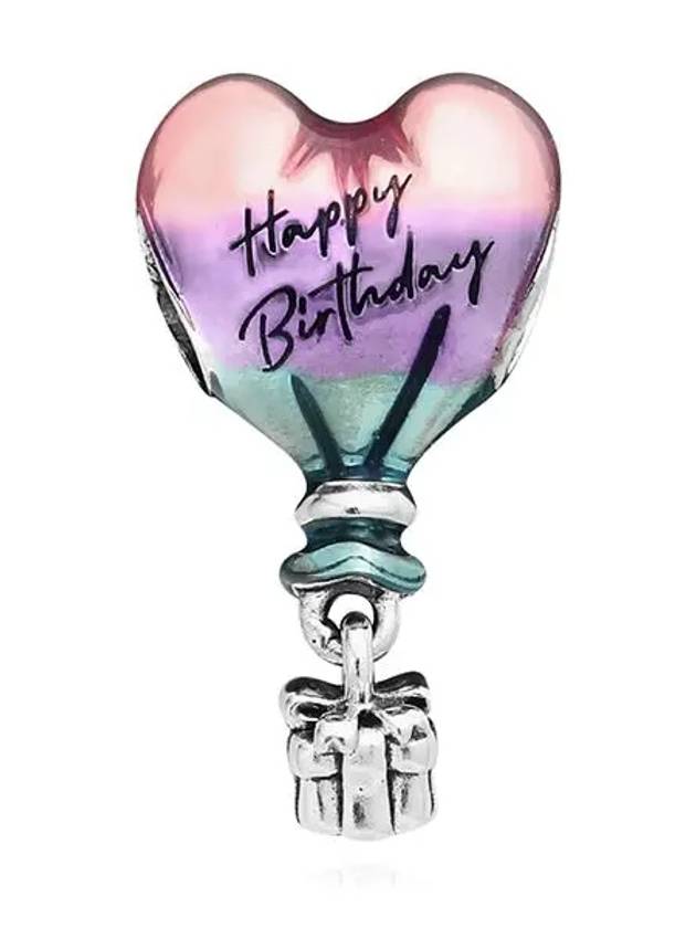 Happy Birthday Hot Air Balloon Charm Silver - PANDORA - BALAAN 3