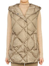 Frutto Padded Vest Beige - MAX MARA - BALAAN 3