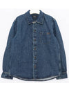 Vittorio Denim Oversized Shirt Blue - A.P.C. - BALAAN 3