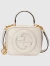 Blondie Top Handle Leather Cross Bag White - GUCCI - BALAAN 2