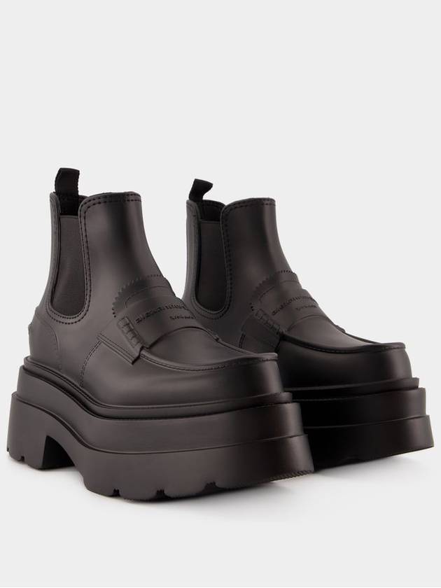 Carter Platform Rain Ankle Boots - Alexander Wang - Gomme - Black - ALEXANDER WANG - BALAAN 2