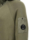 Cotton Mixed Knit Hooded Jacket Green - CP COMPANY - BALAAN 5