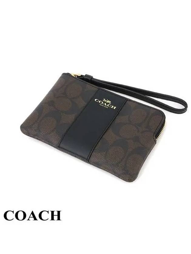 Signature Zipper Pouch F58035 IMAA8 - COACH - BALAAN 3