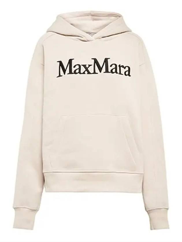 Dandy Embroidered Logo Hoodie Sand Beige - MAX MARA - BALAAN 2