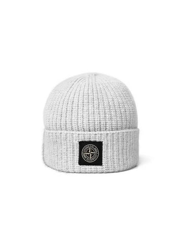 N10B5 V0M61 7915N10B5 Mini Wappen Logo Wool Beanie - STONE ISLAND - BALAAN 1