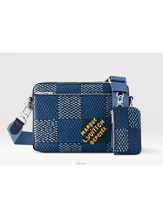 Trio Messenger Bag Blue - LOUIS VUITTON - BALAAN 2