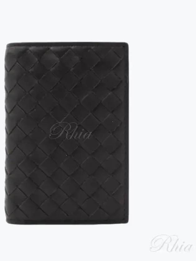 Intrecciato Card Wallet Dark Brown - BOTTEGA VENETA - BALAAN 2