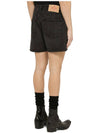 Men's Bermuda Wash Denim Shorts Black - PRADA - BALAAN 5