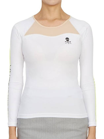 Golf wear women s innerwear long sleeve t shirt MLW 3A AU04 WHITE - MARK & LONA - BALAAN 1