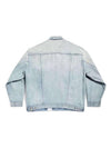 Oversized Denim Jacket Light Blue - BALENCIAGA - BALAAN 6