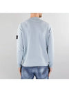 Raw Hand Cotton Crewneck Knit Top Sky Blue - STONE ISLAND - BALAAN 5