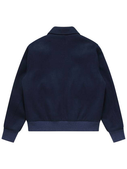 Wool blouson navy - SOLEW - BALAAN 2