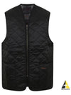 Quilted Waistcoat Zip In Liner Vest Black - BARBOUR - BALAAN 2