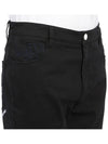 Men's Dialogue Slim Cotton Blend Pants Black - HORN GARMENT - BALAAN 10